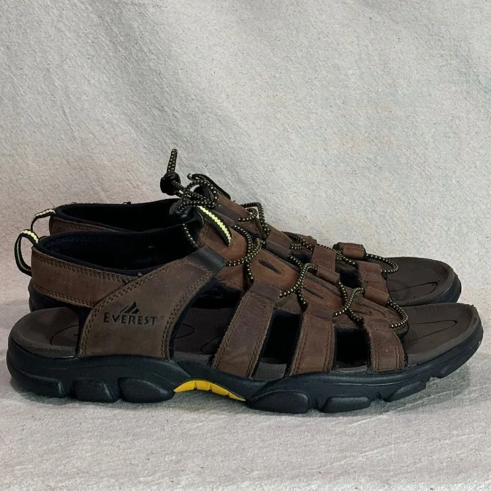 Everest 'Agile Brown' Hiking Water Sandals Mens Size 10.5M